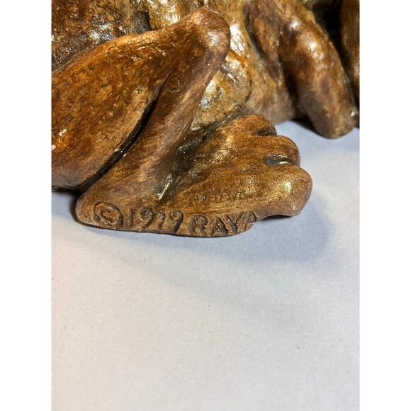 Vtg 1979 John Raya Beasties of the Kingdom Figurine – Comical Basset Hound Dog - Picture 6 of 8